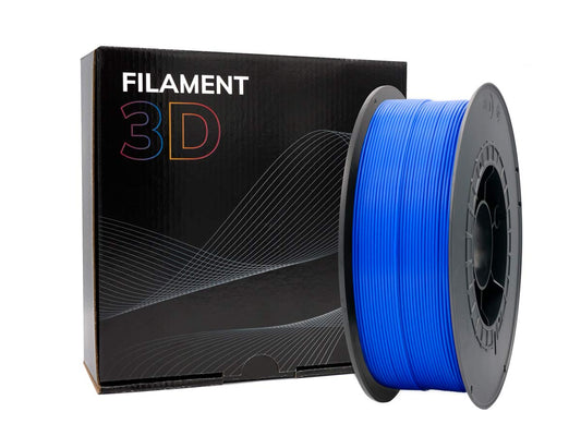 Filamento PLA 3D - Diametro 1,75 mm - Bobina 1 kg - Colore blu